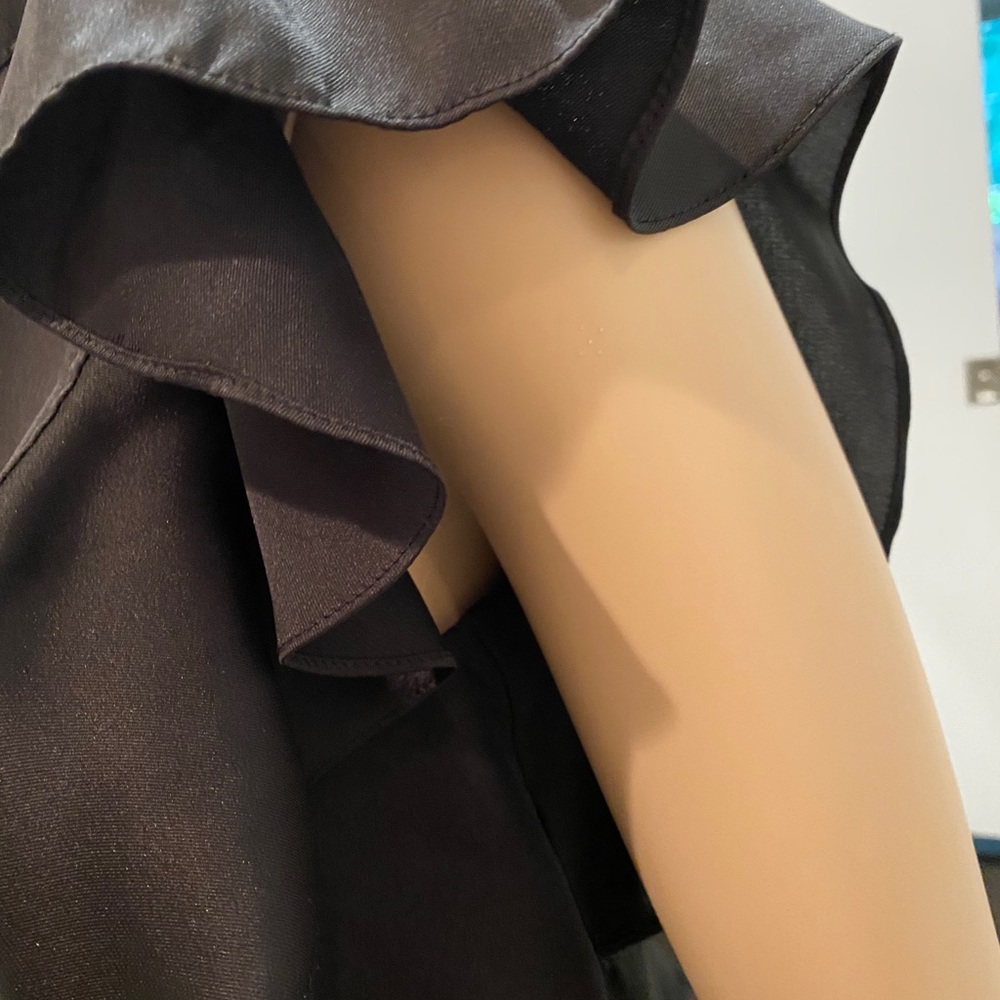 Cinq a September Black High-neck mini dress - Picture 6 of 10